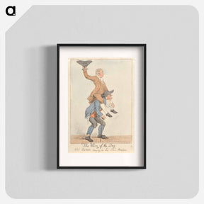 アートポスター-The Whim of the Day, Or - Old Sarum Bringing in his New Member
 - イェール大学アートギャラリー Poster.