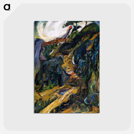 アートポストカード-Winding Road, Near Gréolières
 - バーンズ・コレクション Postcard.