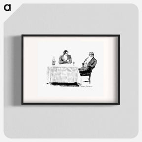 アートポスター-Gentlemen Drinking From Verses For I, Thou, And The Other One. A Love Story, Etc
 - 大英図書館 Poster.