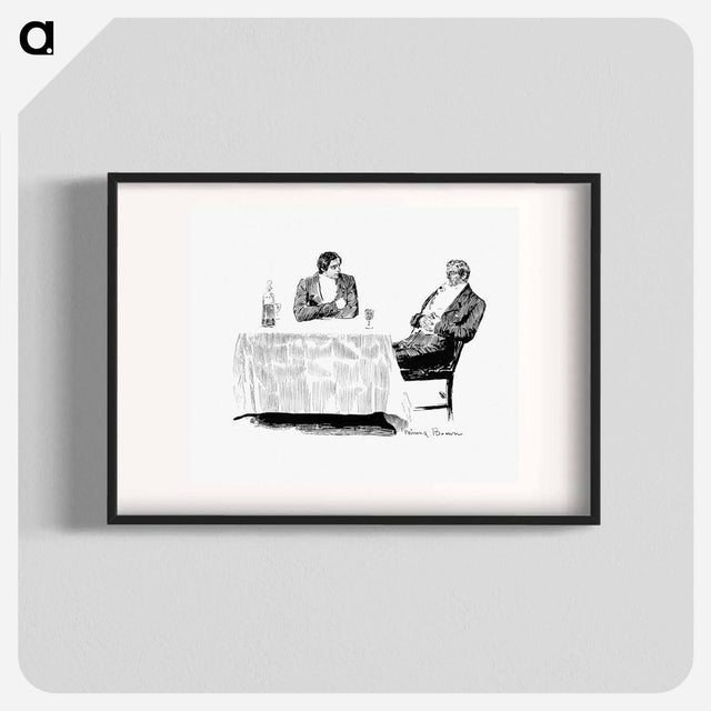 アートポスター-Gentlemen Drinking From Verses For I, Thou, And The Other One. A Love Story, Etc
 - 大英図書館 Poster.