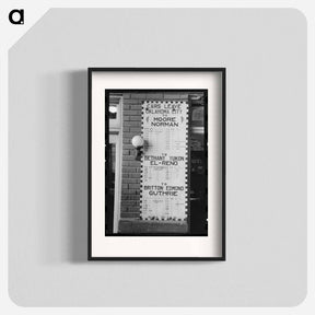アートポスター-Interurban Terminal Timetable
 - ラッセル リー Poster.
