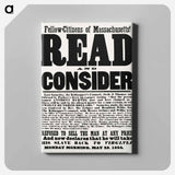 アートパネル-Read and Consider
 - ボストン公共図書館 Canvas.