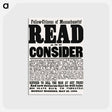 アートポストカード-Read and Consider
 - ボストン公共図書館 Postcard.