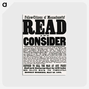 アートポストカード-Read and Consider
 - ボストン公共図書館 Postcard.