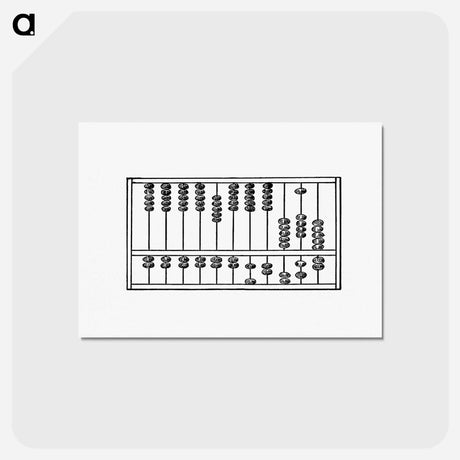 アートポストカード-Abacus from Map Modeling in Geography, Including the Use of Sand, Clay, Putty, Paper Pulp, Plaster of Paris.. Also Chalk Modeling in its Adaptation to Purposes of Illustration
 - 大英図書館 Postcard.