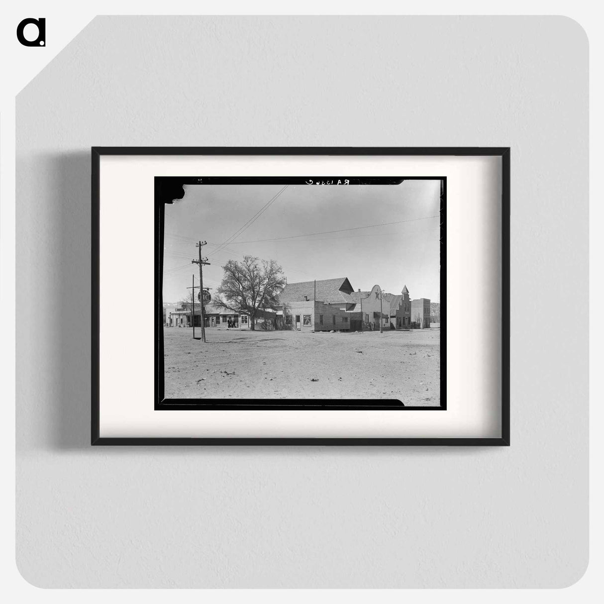 Main street and town center. Escalante, Utah. - Dorothea Lange Poster.