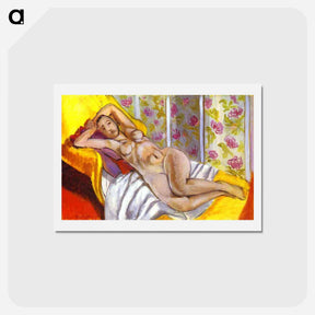アートポストカード-Reclining Nude - アンリ マティス Postcard.