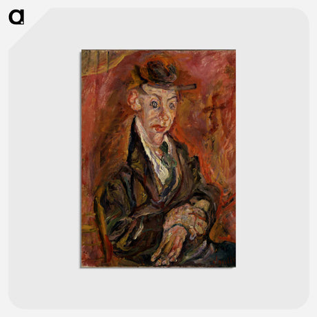 アートポストカード-Woman with Round Eyes
 - バーンズ・コレクション Postcard.