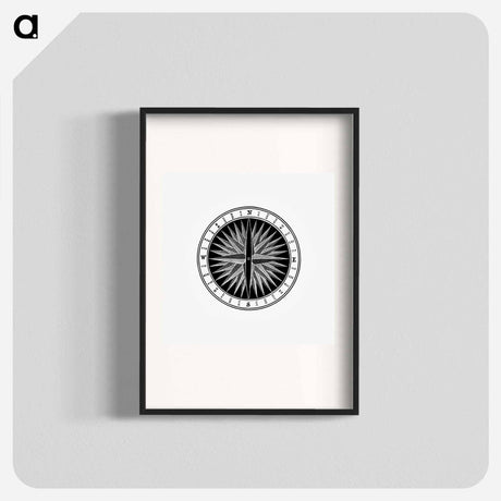 アートポスター-Compass from Object Lessons In Geography
 - 大英図書館 Poster.