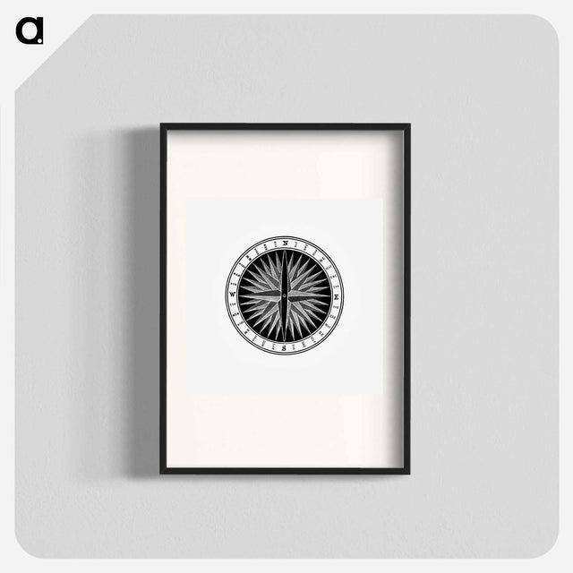 アートポスター-Compass from Object Lessons In Geography
 - 大英図書館 Poster.