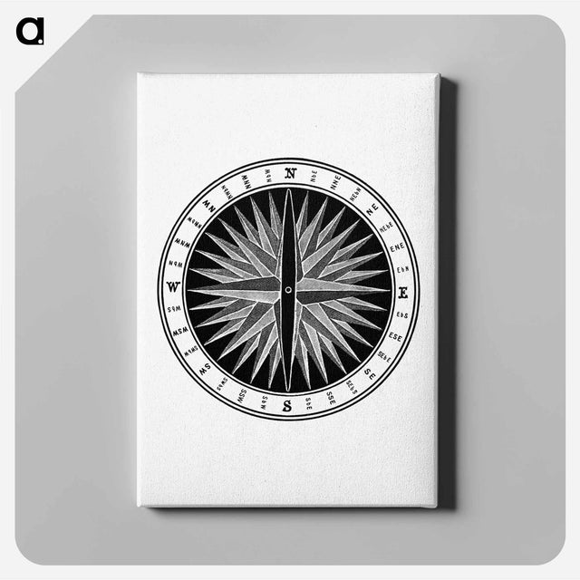 アートパネル-Compass from Object Lessons In Geography
 - 大英図書館 Canvas.