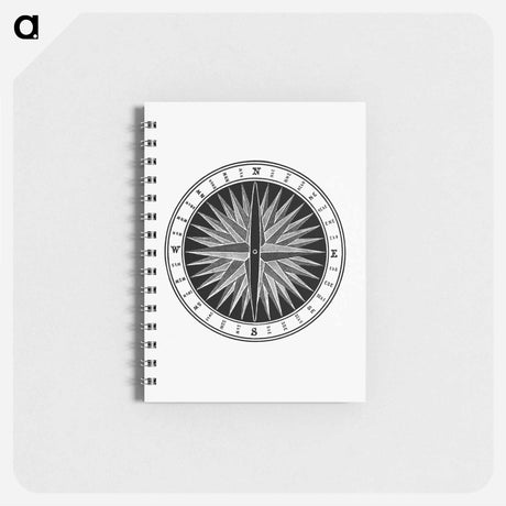 アートメモ帳-Compass from Object Lessons In Geography
 - 大英図書館 Memo.