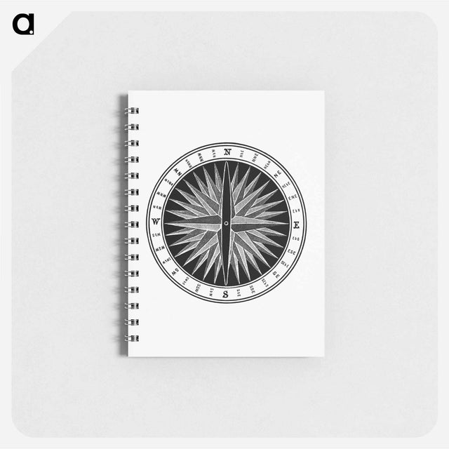 アートメモ帳-Compass from Object Lessons In Geography
 - 大英図書館 Memo.
