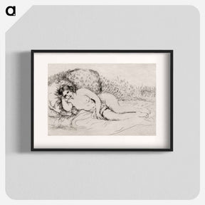アートポスター-Nude Woman Reclining
 - クリーブランド美術館 Poster.