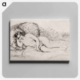 アートパネル-Nude Woman Reclining
 - クリーブランド美術館 Canvas.
