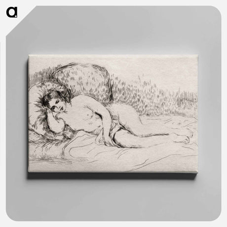アートパネル-Nude Woman Reclining
 - クリーブランド美術館 Canvas.