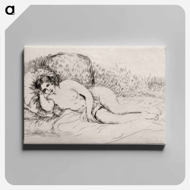 アートパネル-Nude Woman Reclining
 - クリーブランド美術館 Canvas.