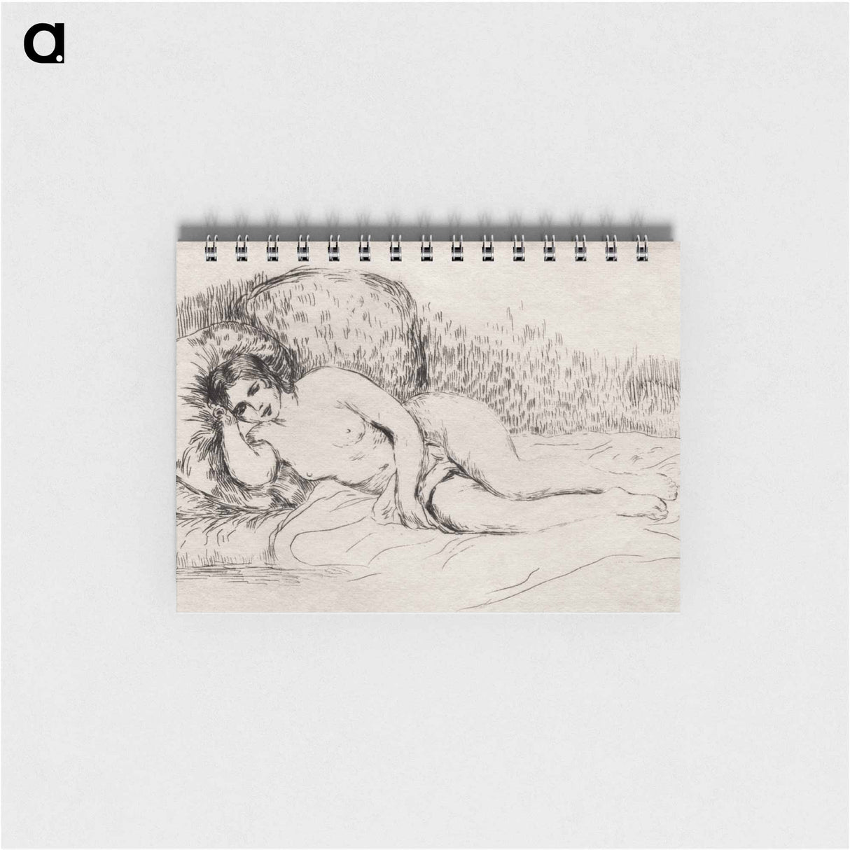 アートメモ帳-Nude Woman Reclining
 - クリーブランド美術館 Memo.