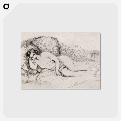 アートポストカード-Nude Woman Reclining
 - クリーブランド美術館 Postcard.