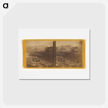アートポストカード-Coal Regions, Pennsylvania
 - エドワード マイブリッジ Postcard.