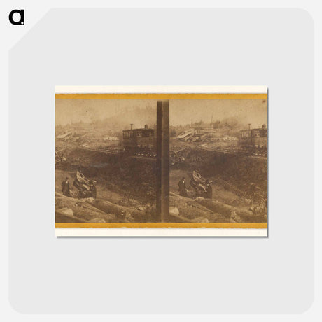 アートポストカード-Coal Regions, Pennsylvania
 - エドワード マイブリッジ Postcard.