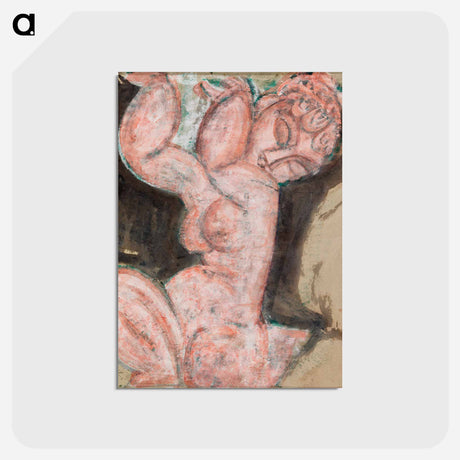 アートポストカード-Pink Nude—Caryatid
 - バーンズ・コレクション Postcard.