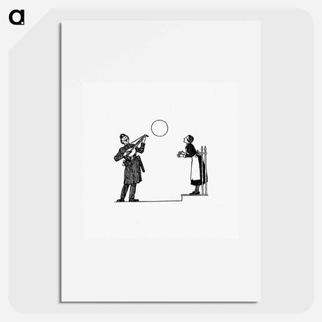 アートポスター-Policeman Singing for His Wife
 - 大英図書館 Poster.