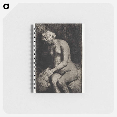 アートメモ帳-Woman Bathing Her Feet in a Brook
 - クリーブランド美術館 Memo.