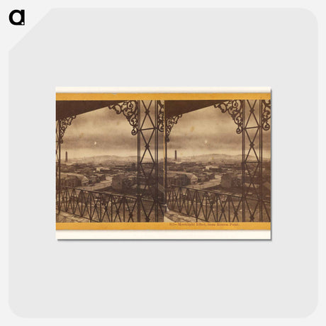 アートポストカード-Moonlight Effect, from Rincon Point
 - エドワード マイブリッジ Postcard.