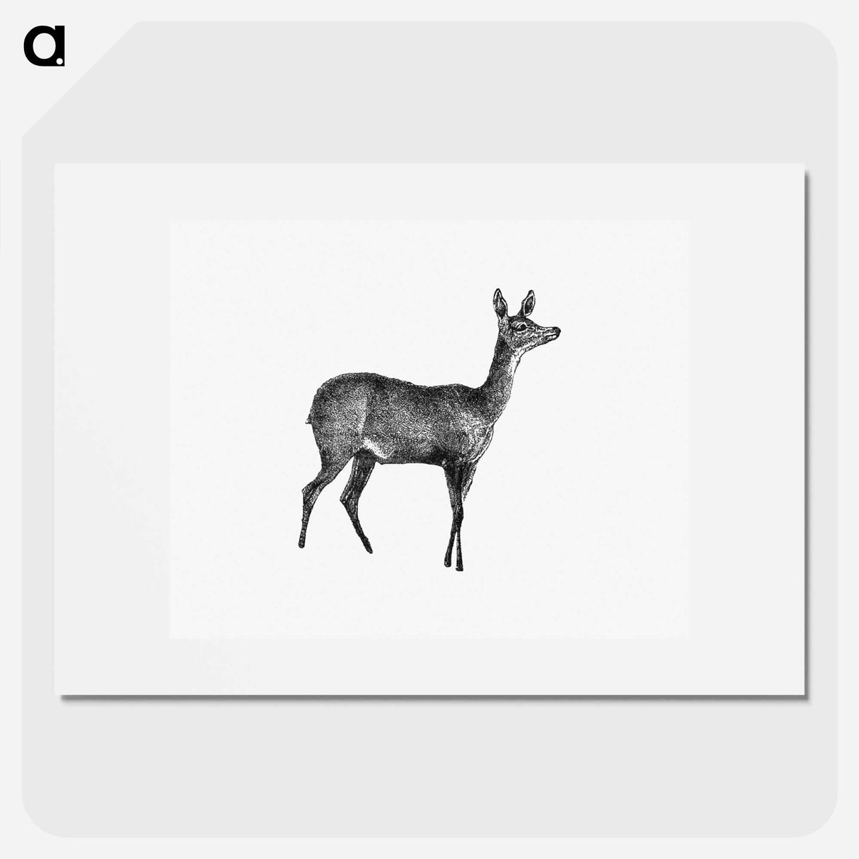 アートポスター-Doe Deer, From Great African Travellers
 - 大英図書館 Poster.