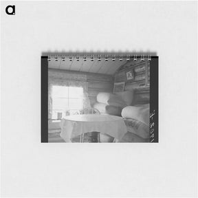 アートメモ帳-Interior of farmer's two-room log home - ドロテア ラング Memo.