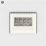 アートメモ帳-Lion Walking
 - エドワード マイブリッジ Memo.