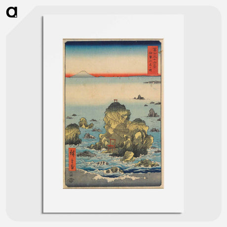 アートポスター-Futamigaura in Ise Province
 - 歌川 広重 Poster.