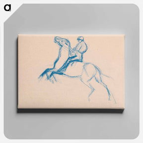 アートパネル-Jockey on Horse
 - バーンズ・コレクション Canvas.