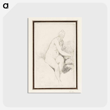 アートポストカード-Seated Nude
 - クリーブランド美術館 Postcard.