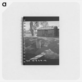 アートメモ帳-Ditch bank housing for Mexican field workers - ドロテア ラング Memo.