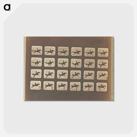 アートポストカード-Leaping
 - エドワード マイブリッジ Postcard.