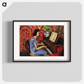 アートポスター-Woman at the Piano - アンリ マティス Poster.