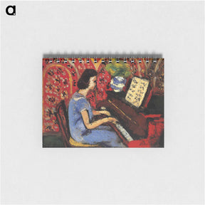 アートメモ帳-Woman at the Piano - アンリ マティス Memo.