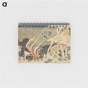 アートメモ帳-One Hundred Poems Explained by the Nurse - 葛飾 北斎 Memo.