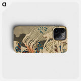 One Hundred Poems Explained by the Nurse - Katsushika Hokusai Phone Case.