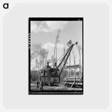 アートポストカード-Loading Logs, Effie, Minnesota
 - ラッセル リー Postcard.