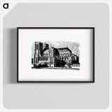 アートポスター-Notre-Dame Building Structure from Paris-Neuf, Or Dream And Reality
 - 大英図書館 Poster.