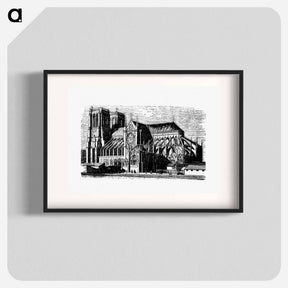 アートポスター-Notre-Dame Building Structure from Paris-Neuf, Or Dream And Reality
 - 大英図書館 Poster.