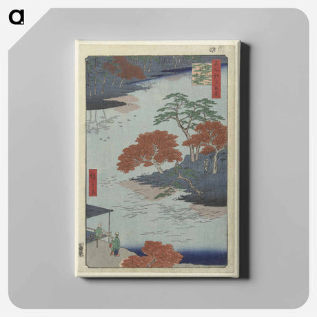 アートパネル-Inside Akiba Shrine at Ukeji
 - 歌川 広重 Canvas.