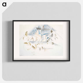 アートポスター-Bermuda, Masts and Foliage
 - バーンズ・コレクション Poster.