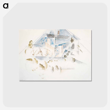 アートポストカード-Bermuda, Masts and Foliage
 - バーンズ・コレクション Postcard.