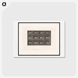 アートポストカード-Running Antelope
 - エドワード マイブリッジ Postcard.