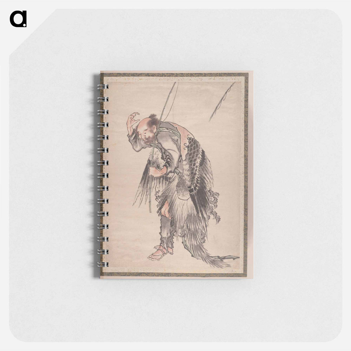 Katsushika Hokusai's Japanese man - 葛飾 北斎 Memo.