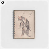 Katsushika Hokusai's Japanese man - 葛飾 北斎 Memo.